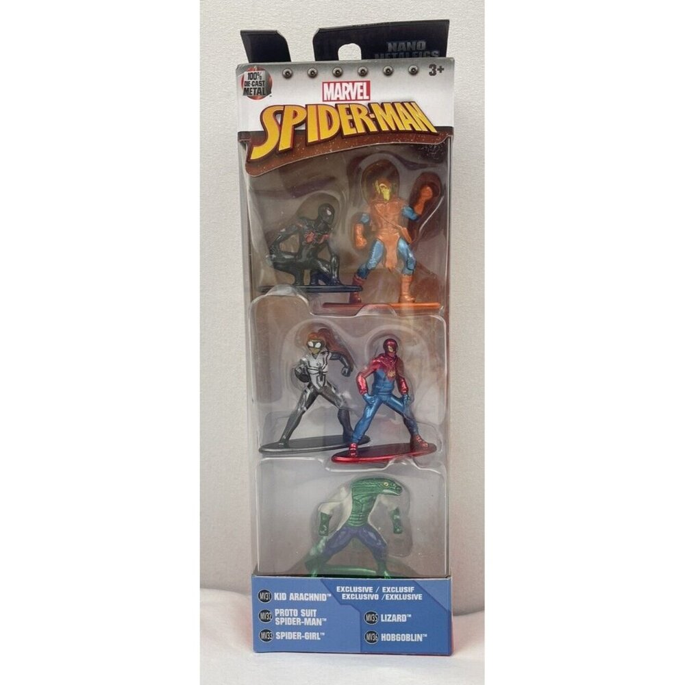 MARVEL SPIDER-MAN DIE-CAST METAL 1.5” Figures Lizard Hobgoblin Spider-girl